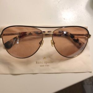 Kate Spade Emilyann 59mm Aviator Sunglasses